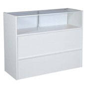 Jewelry showcase - white 48" with light