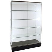 Frameless Glass Showcase 48W x 18D x 72H