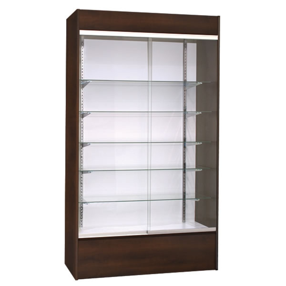 Wall Unit Display - Choc. Cherry 48" with Lights