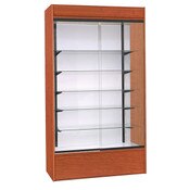 Wall unit display - cherry 48" black trim