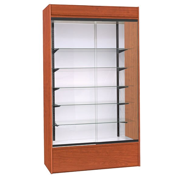 Wall unit display - cherry 48" black trim