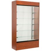 Wall unit display - cherry 48" black trim w/light