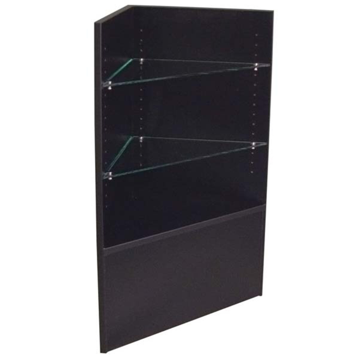 Open corner filler - black