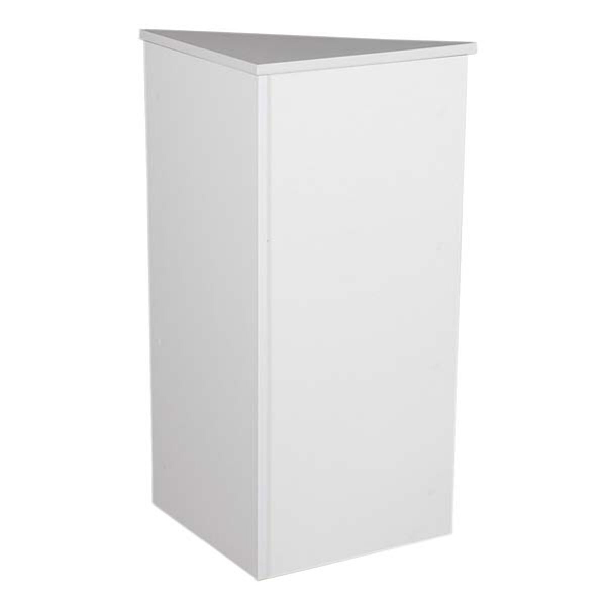 Closed corner filler - white
