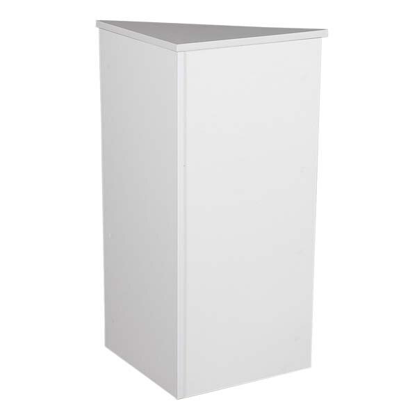 Closed corner filler - white