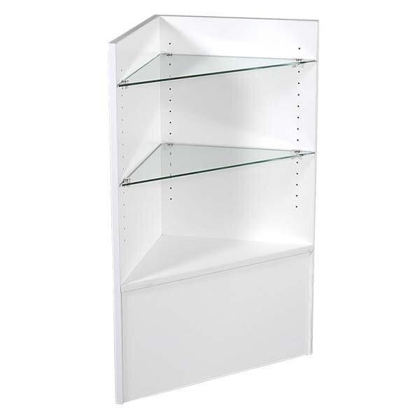 Open corner filler - white