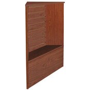 Slatwall Front Corner Filler - Cherry
