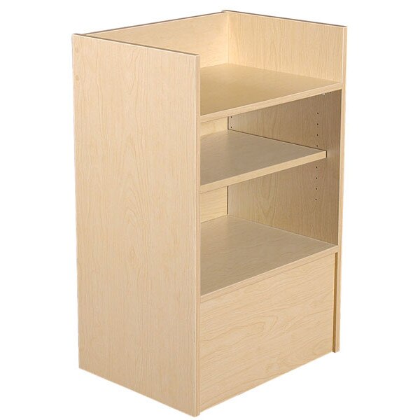 Well top register stand - maple