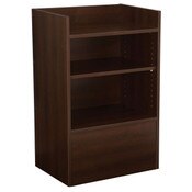 Well top register stand - chocolate cherry