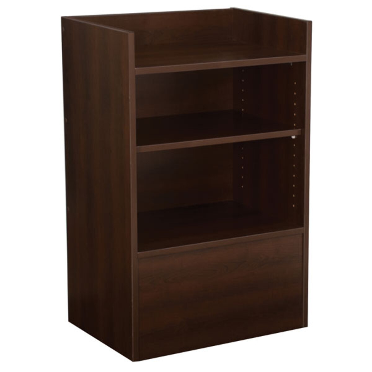 Well top register stand - chocolate cherry