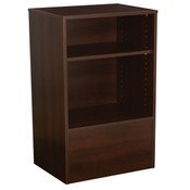 Flat top register stand - chocolate cherry