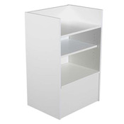 Well top register stand - white