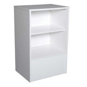 Flat top register stand - white