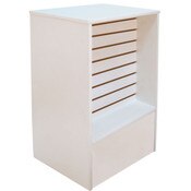 Slatwall Front Register Stand - White