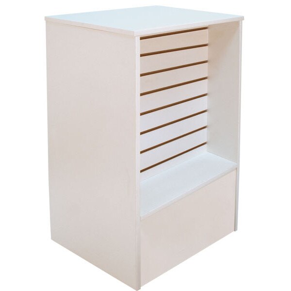 Slatwall Front Register Stand - White
