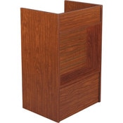 Slatwall Front Well-top Register Stand - Cherry