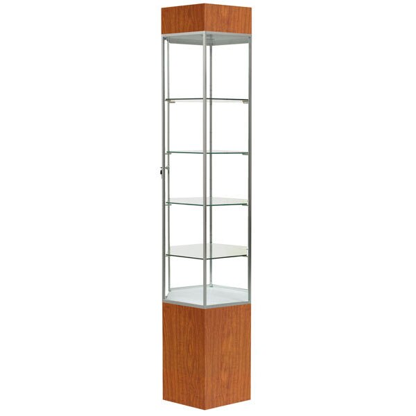 Display Tower Showcase  Hex Cherry HPL 