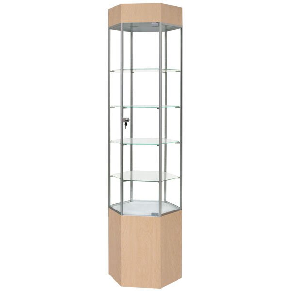 Display Tower Showcase  Hex Maple HPL 