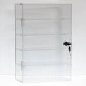 Acrylic countertop showcase 10"w x 15"h x 5"d