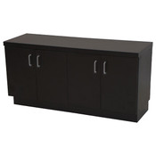 Base cabinet black 24"hx36"wx16"d 1 adjustable shelf