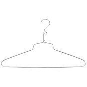 Salesman skirt hanger- 16" with loop chrome