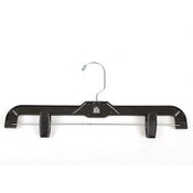 Skirt/pant hanger 14" - black with black clip