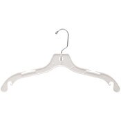 Shirt and dress hanger 17" heavy weight - white