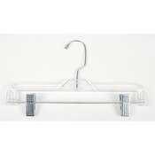 Pant/skirt hanger 12" - clear