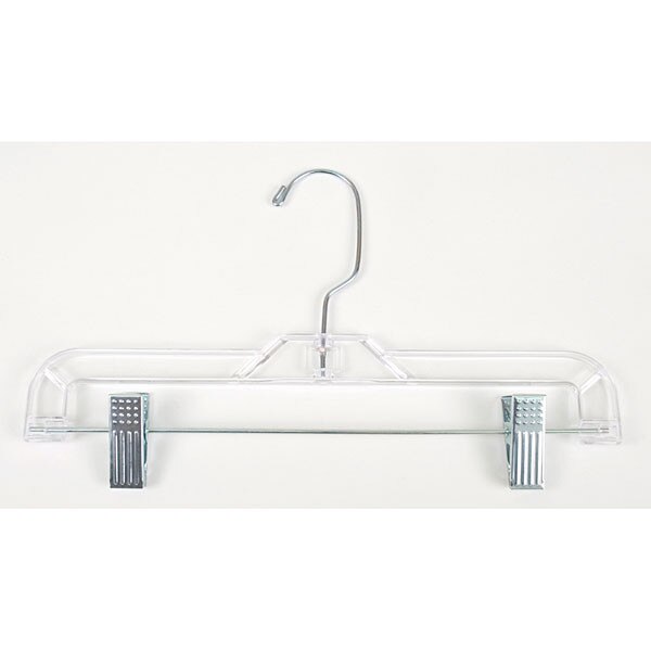 Pant/skirt hanger 12" - clear