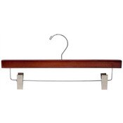 Wood pant hanger 14" cherry