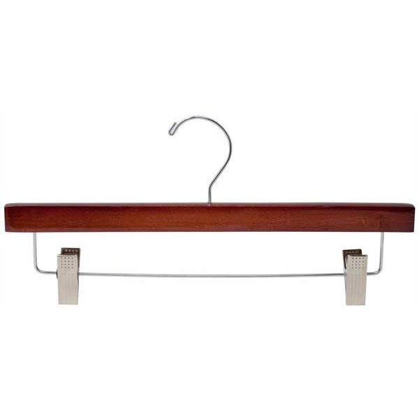 Wood pant hanger 14" cherry