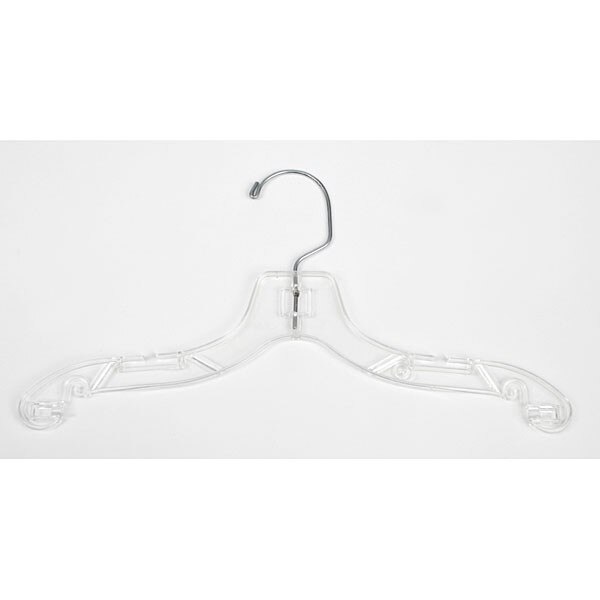 Childrens Retail Hangers - Case of 100 - Clear