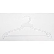 Plastic hanger 16" white