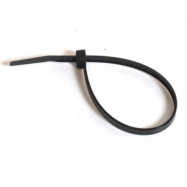 Cable ties 7" black 100/bag