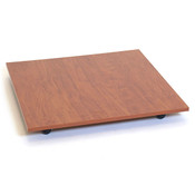 Square base with casters 30" - cherry