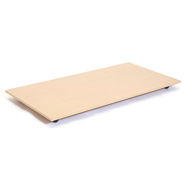 Rectangular base with casters 30"x60" - maple