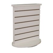 Slatwall countertop spinner display 3"OC white