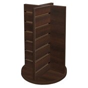 Countertop spinner 4-way display - Choc. Cherry