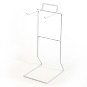 Rack Counter White 2-Hook 11"H X 6"D
