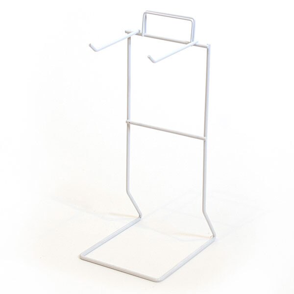 Rack Counter White 2-Hook 11"H X 6"D