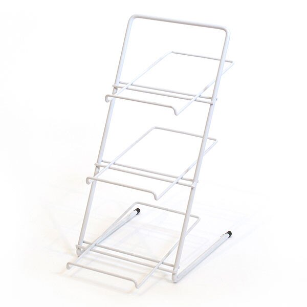 Countertop Rack Wire Slanted Shelves