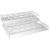 E-Cig Liquid Bottle 2 Tier Acrylic Stand