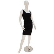 Mannequin Female No Face Glossy White