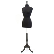 Form Womens Dressmaker Size 8 Black With Neck Block & Base