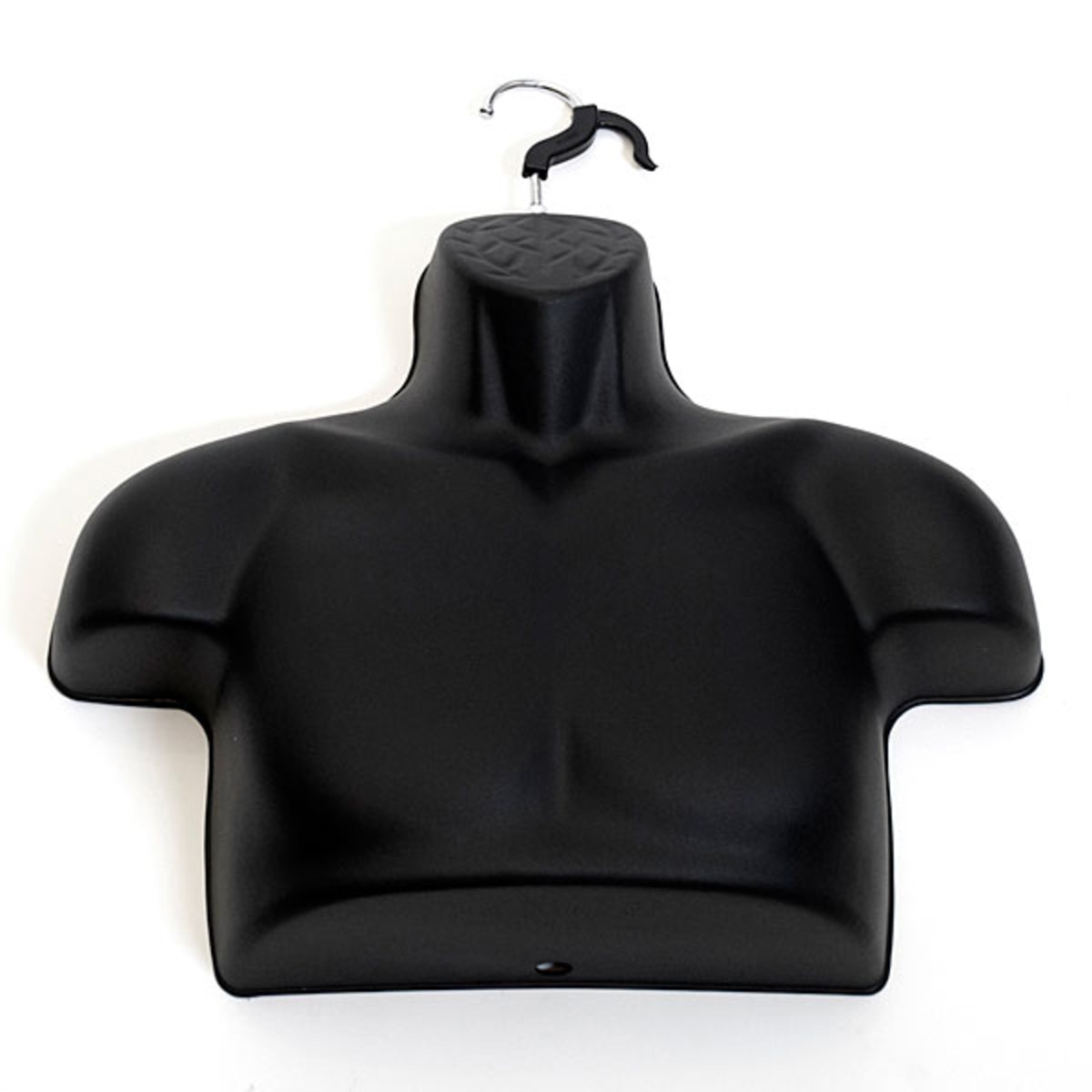 Men's torso form - 1/3 body/chest - black