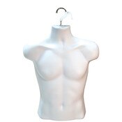 Mens Half Body Form -White