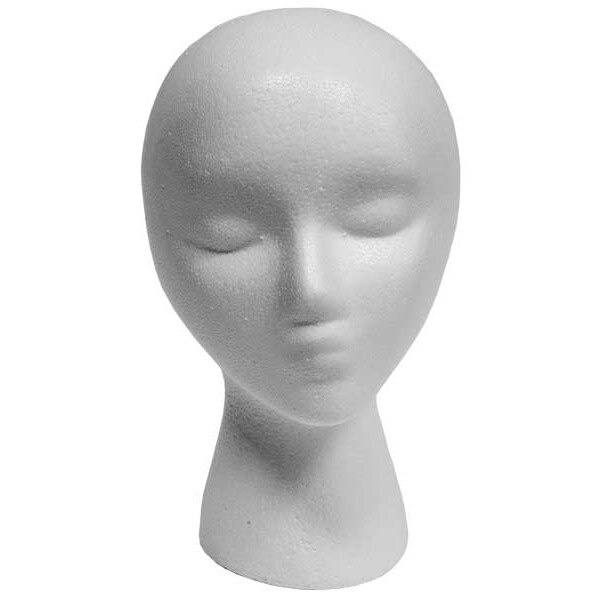 .com: wreatrea 3 Pack Styrofoam Mannequin Head with Female