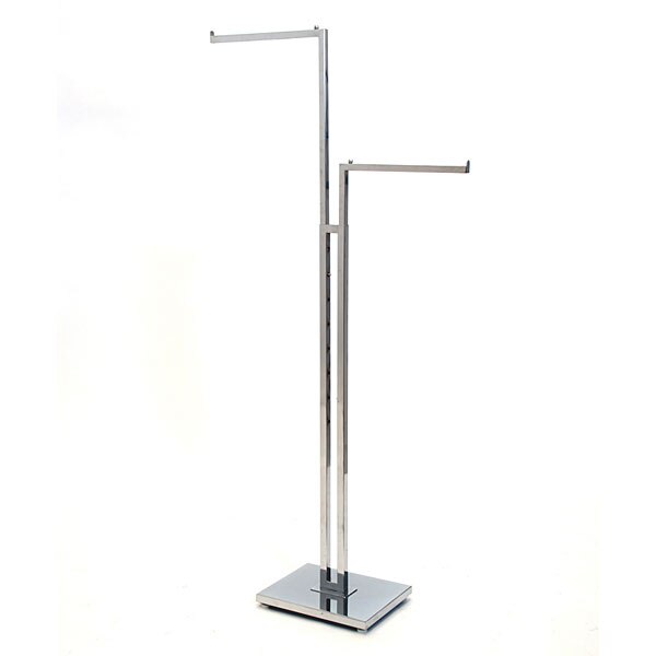 2 way garment rack with 2 16