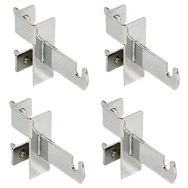 Grid Clamp Kit for Dbl Bar Box Racks, Chrome