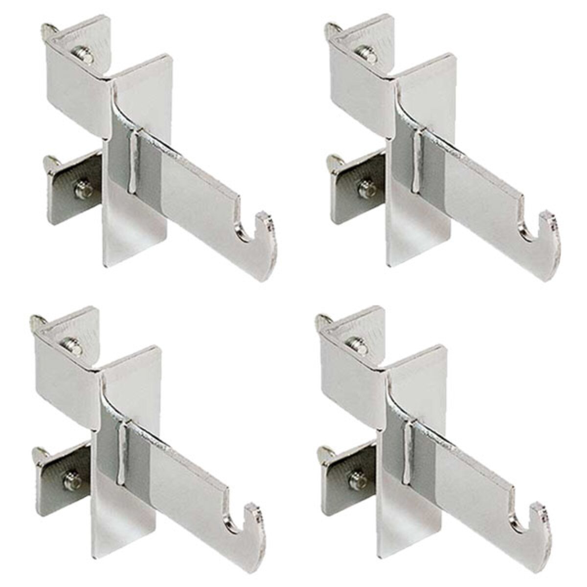Grid Clamp Kit for Dbl Bar Box Racks, Chrome